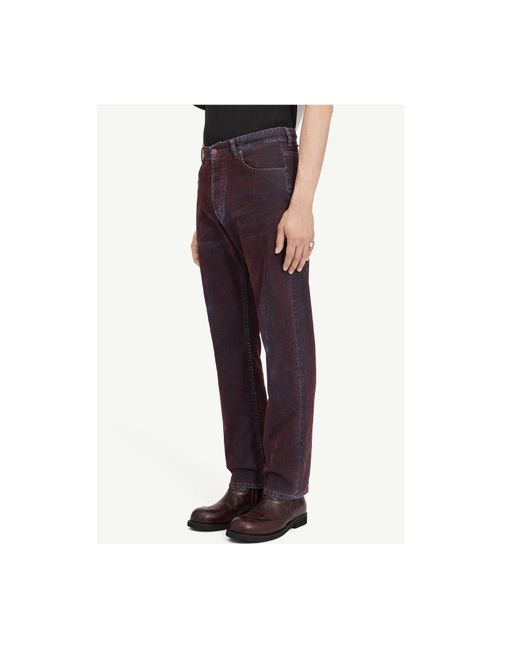 MM6 by Maison Margiela Blue Straight Leg Faded Jeans for men