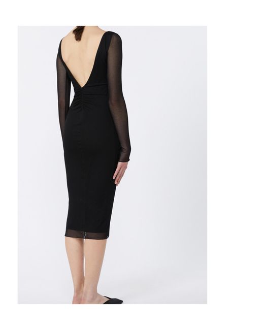 Max Mara Black Midi Dress