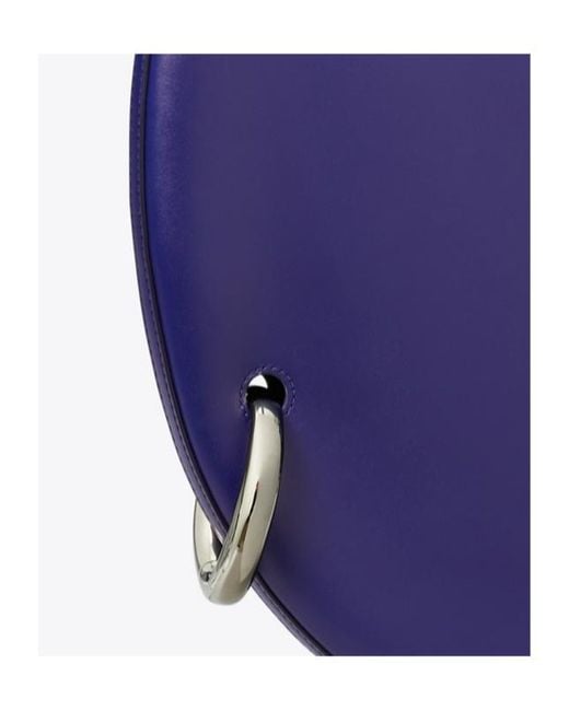 【関税込み】Tory Burch ネイビー Pierced バッグ Tory Burch Pierced Handbag in Blue | Lyst