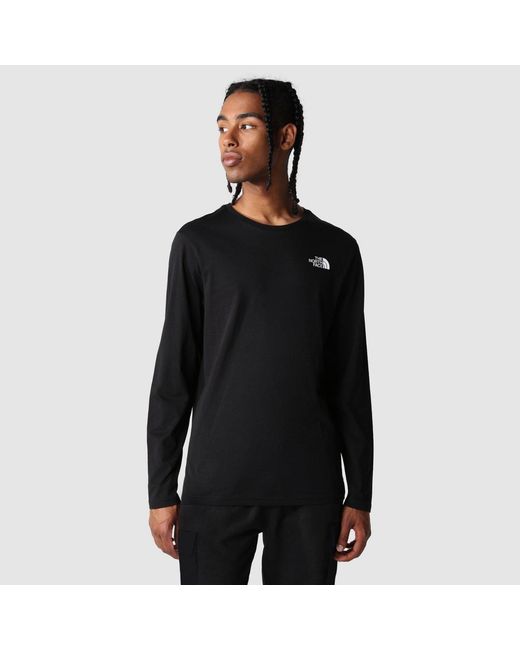The North Face Black Long-Sleeved T-Shirt for men