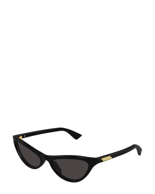 Bottega Veneta White Eyewear Cat Eye Frame Sunglasses