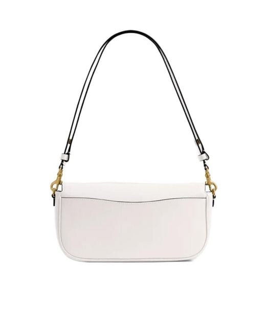 COACH White Brook Flap Chain Bag