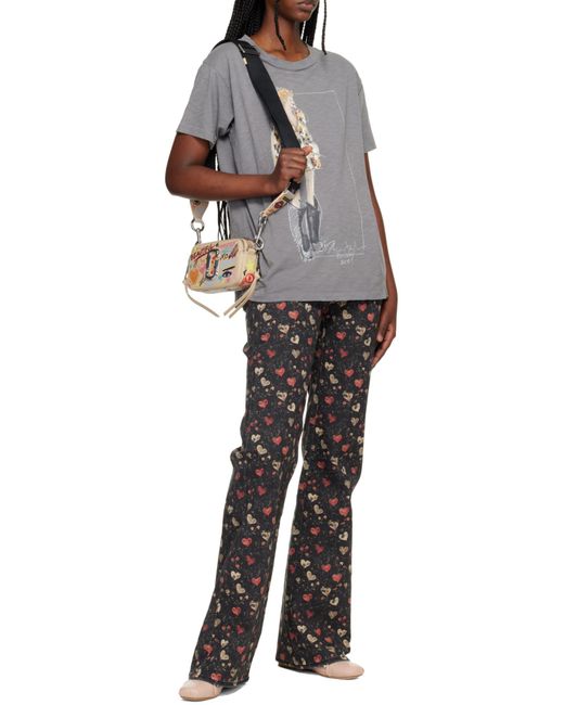 Marc Jacobs Multicolor The Punk Scribble Snapshot Crossbody Bag