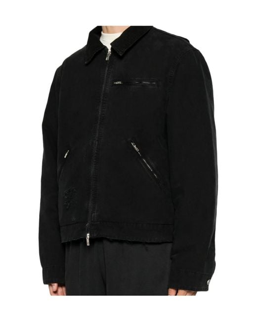 Represent Black Long-Sleeve Casual Jacket for men