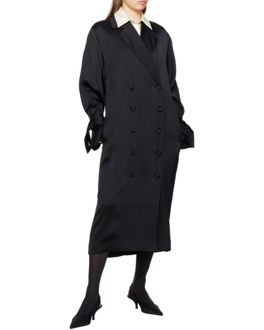 Totême Black Totême Classic Satin Slingbacks