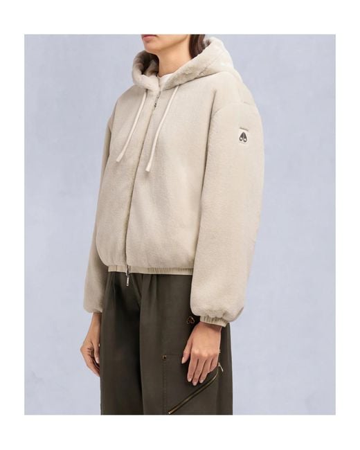 Moose Knuckles Natural Eaton Bunny Reversible Zipped Jacket