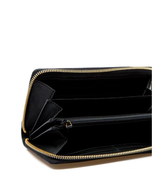 Gucci Black Gg Monogram Leather Wallet for men