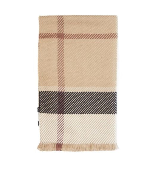 Barbour White Blair Tartan Scarf