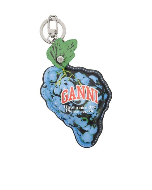 Ganni Blue Grape Coin Wallet