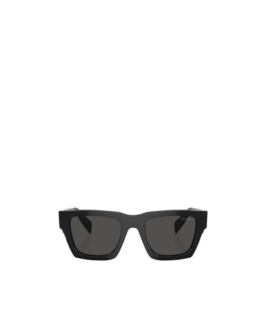 Prada Green Eyewear Square Frame Sunglasses for men