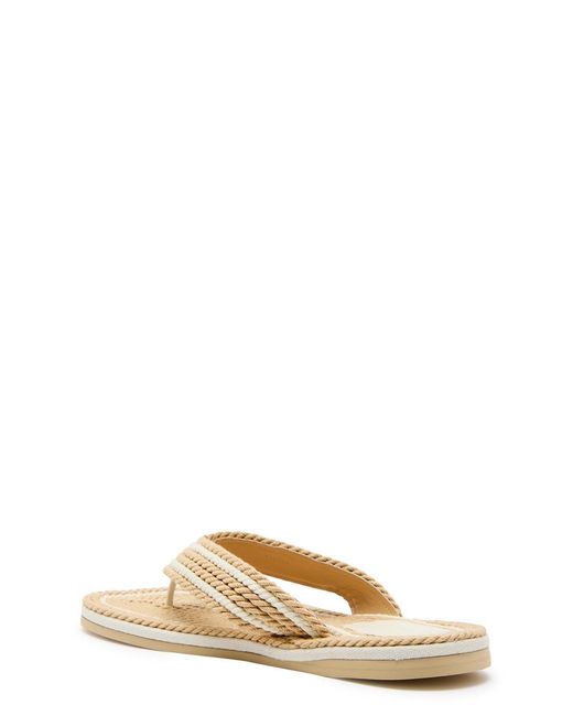 Chloé Natural Hand-Woven Leather Strap Slide Sandals