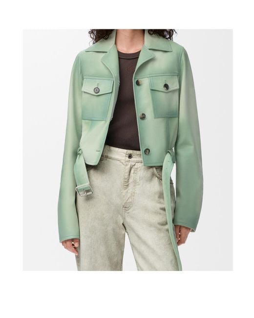 Loewe Green Long-Sleeved Jacket