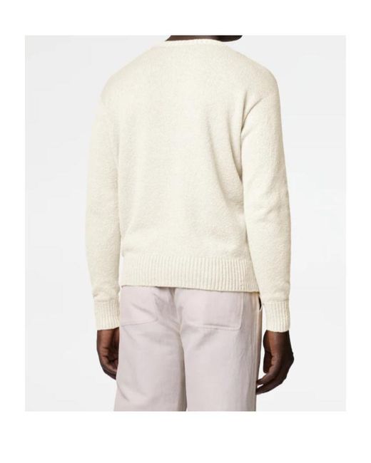 Tod's White Logo-Appliqué Jumper for men