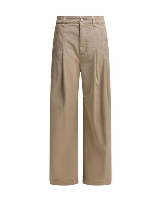 Brunello Cucinelli Natural Buttoned Jeans