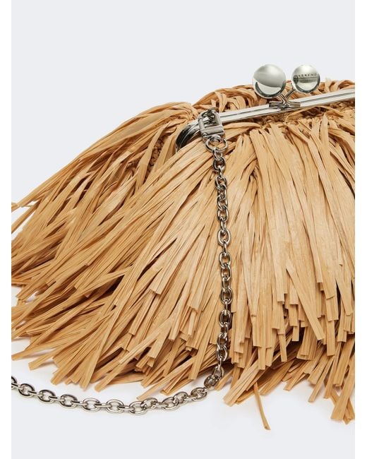 Weekend by Maxmara Natural Wkaquiete Fringed Small Pasticcino Bag