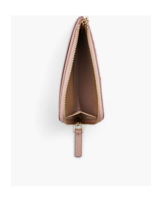 Marc Jacobs Pink The Wallet Zip-Around Card Wallet