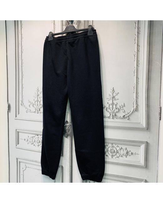 Gucci Blue Printed Sweatpants for men