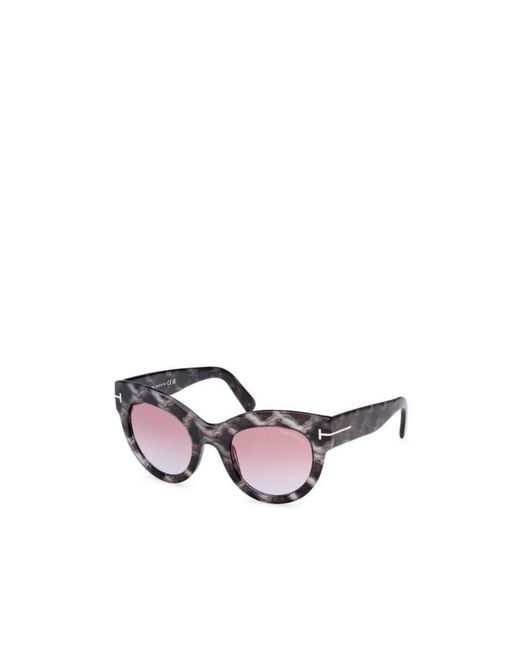 Tom Ford Multicolor Eyewear Cat-Eye Frame Sunglasses