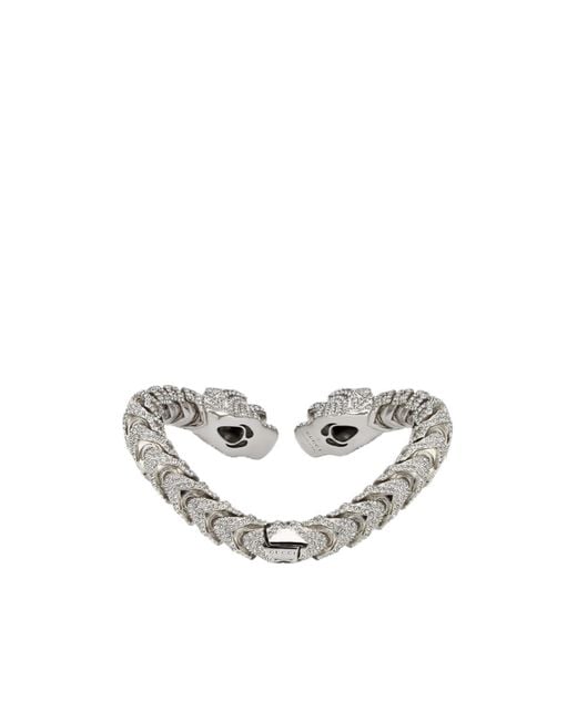 Gucci White Dionysus Bangle Bracelet