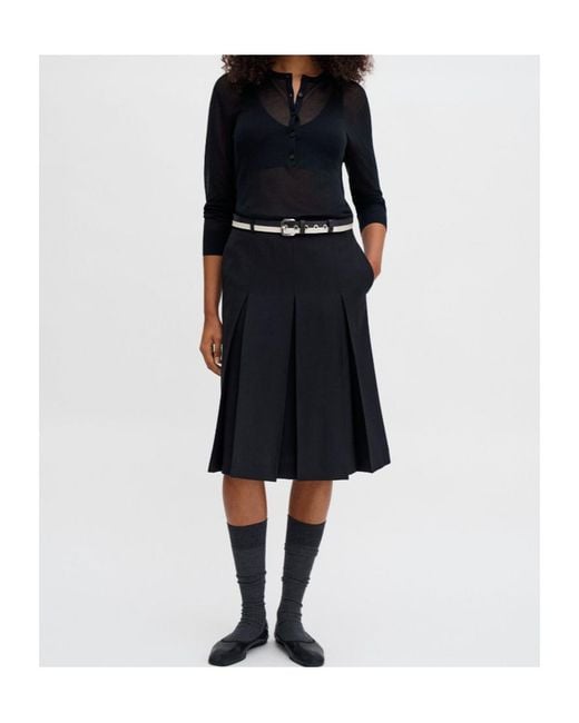 Filippa K Black Sheer Buttoned Cardigan