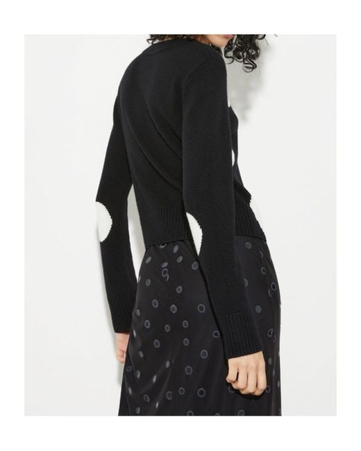 MAX&Co. Blue Polka-Dot Jacquard Jumper