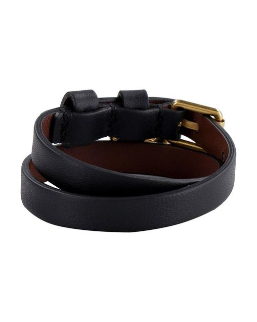 McQueen White Wrap Skull Bracelet