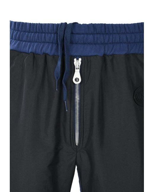 Moschino Blue Colour-Block Track Pant for men