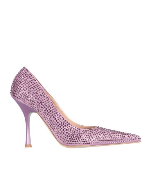 Liu Jo Pink Leonie Hanne X Embellished Sculpted Heel Pumps