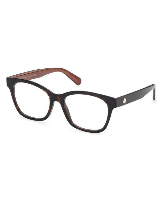 Moncler White Eyewear Square Frame Glasses for men