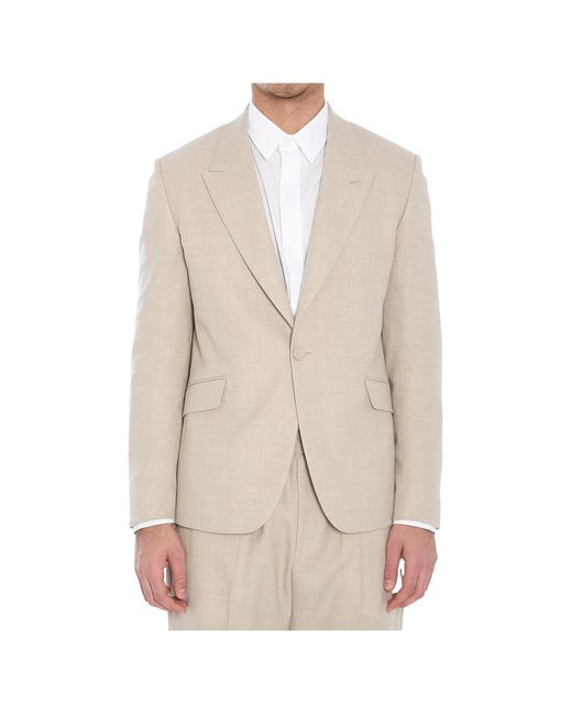 Dior Natural Homme Single-Breasted Long-Sleeved Jacket for men