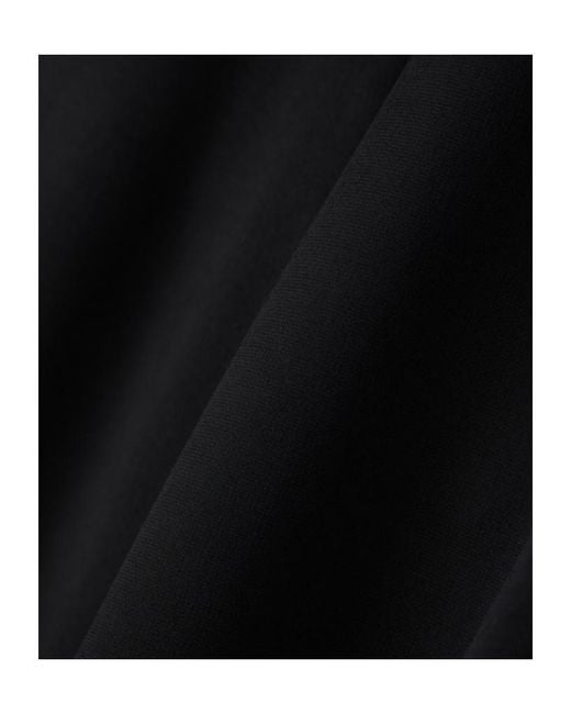 Emporio Armani Blue High-Waist Wide-Leg Punto Milano Pants With Side Zip Vents