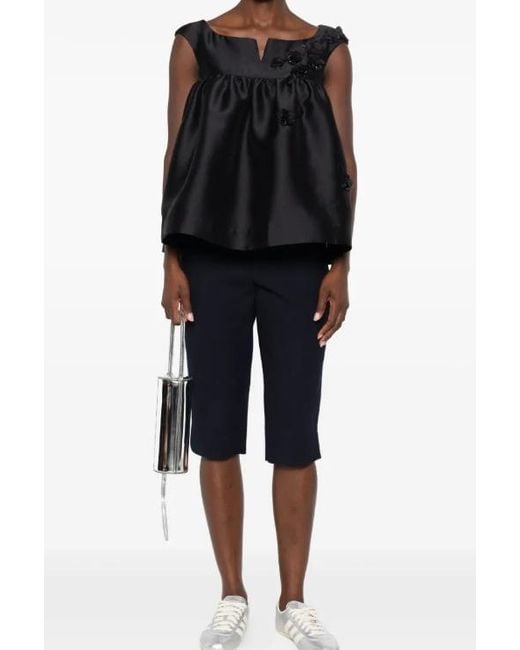 ShuShu/Tong Black Sleeveless Tops