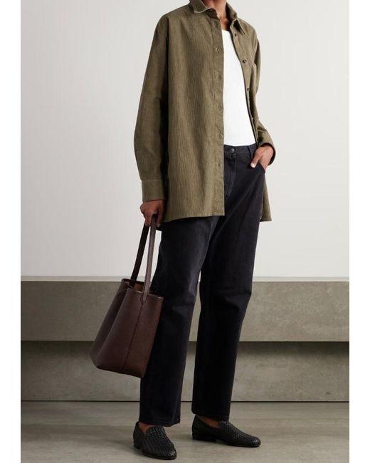The Row Green Long-Sleeved Shirt