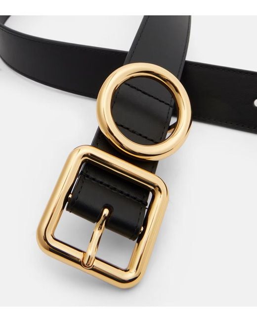 Jacquemus Black Regalo Leather Belt