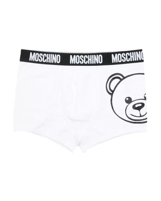 Moschino White Logo Detail Panties for men