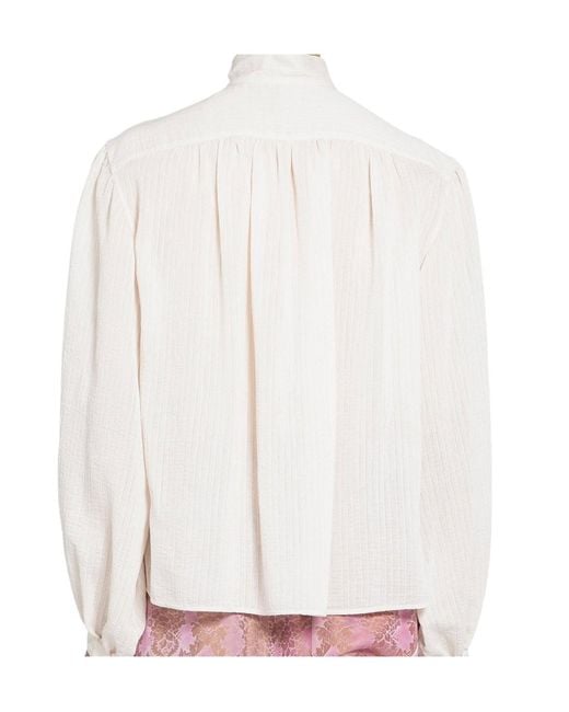 Ann Demeulemeester White Long Sleeve Shirt for men