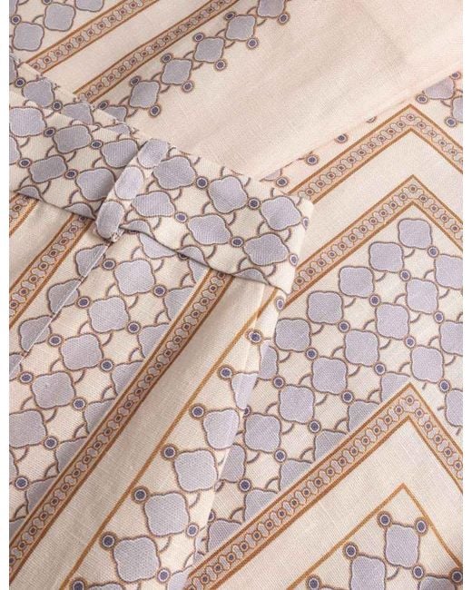 Zimmermann Pink Patterned Collection Trousers