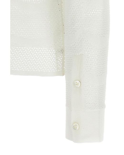 Tom Ford White Knitted Shirt