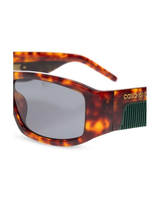 Casablanca White Full Frame Sunglasses for men