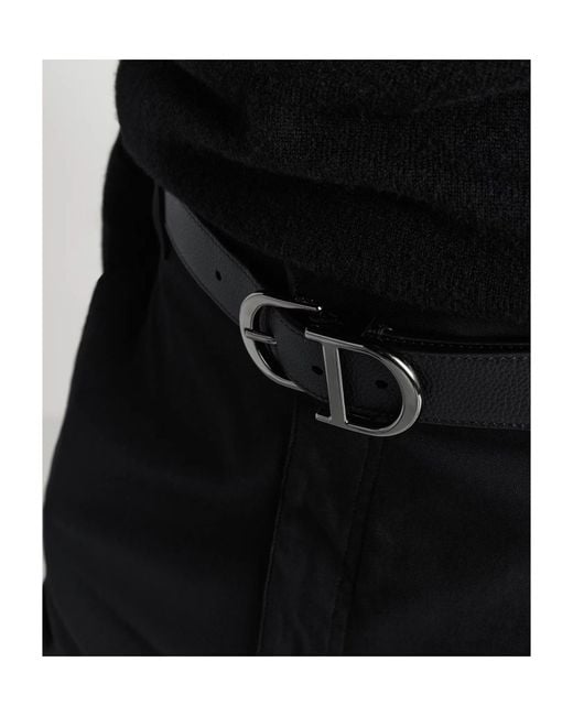 Dior White Homme Logo Plaque Buckled Belt for men