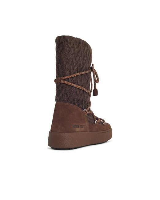 Moon Boot Brown Lace-Up Boots