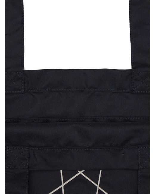 Rick Owens Black Top Handle Tote Bag