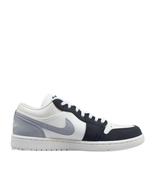 Nike Blue Air Jordan 1 Low Sneakers for men