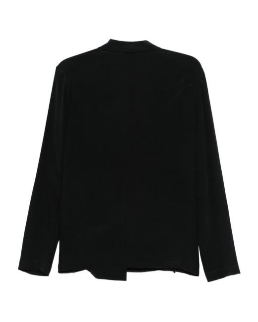 Alysi Black Long-Sleeved Suit Jacket