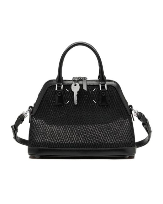 Maison Margiela Black 5Ac Classique Mini Top Handle Bag
