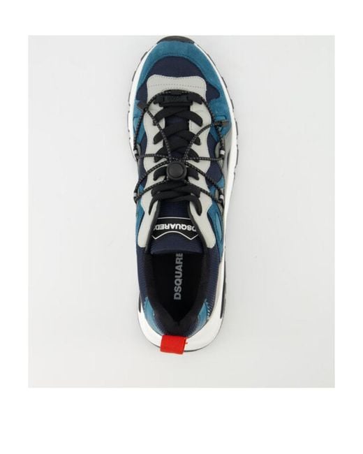 DSquared² Blue Round Head Professional Sports Shoes for men