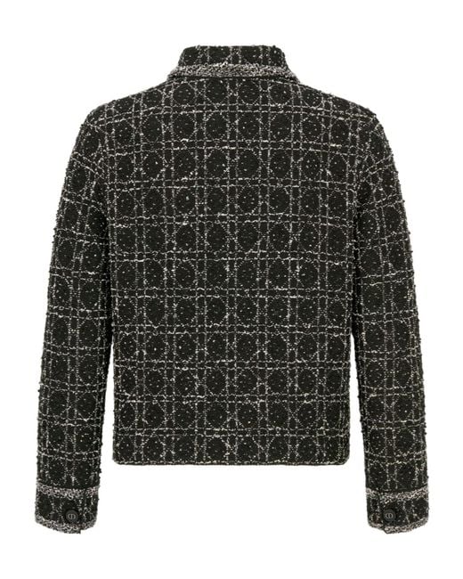 Dior Black Macrocannage Jacket
