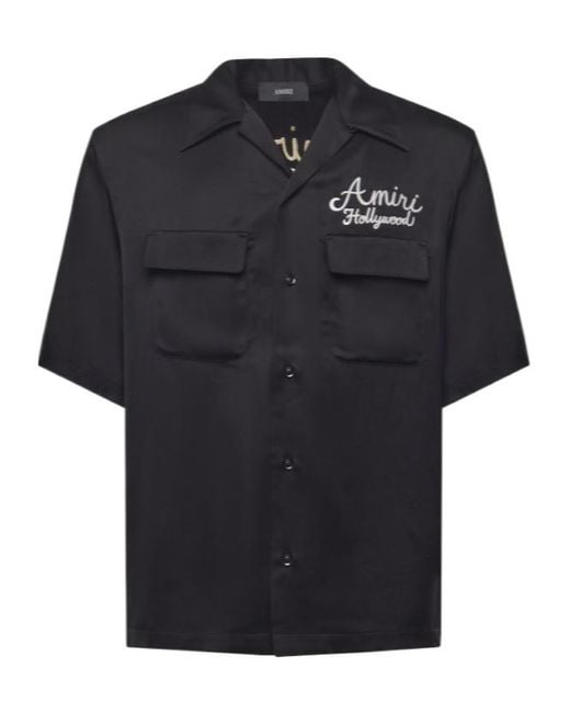 Amiri Men's Black Short Sleeve Shirt