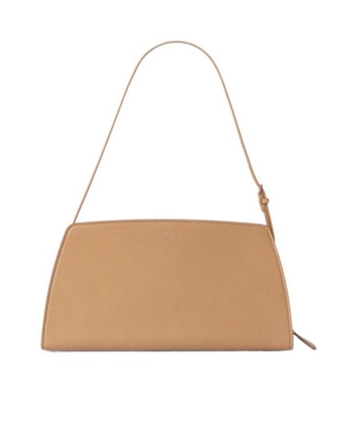 The Row Natural Logo Shoulder Bag