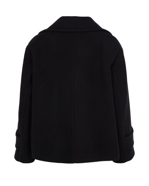 Chloé Black Collared Long-Sleeved Jacket